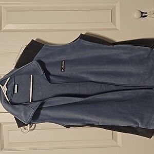 Columbia vest.  Blue and dark grey. Size large